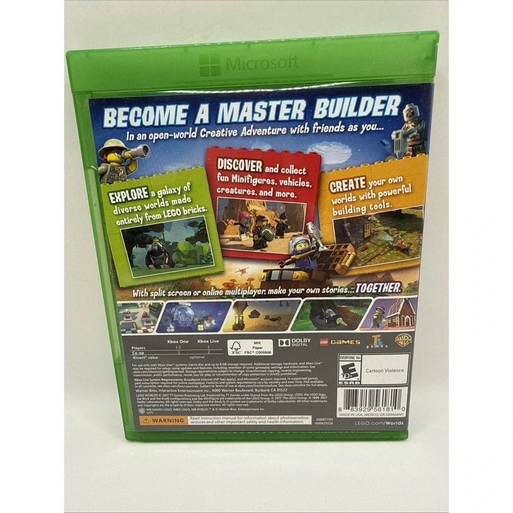 LEGO Worlds | CIB Complete | Xbox One‎ | Fast shipping!